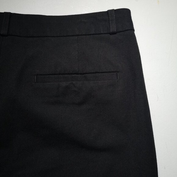 Banana Republic Factory Ladies Size 12 Black Sloan Curvy Fit Crop Pants - Picture 9 of 12